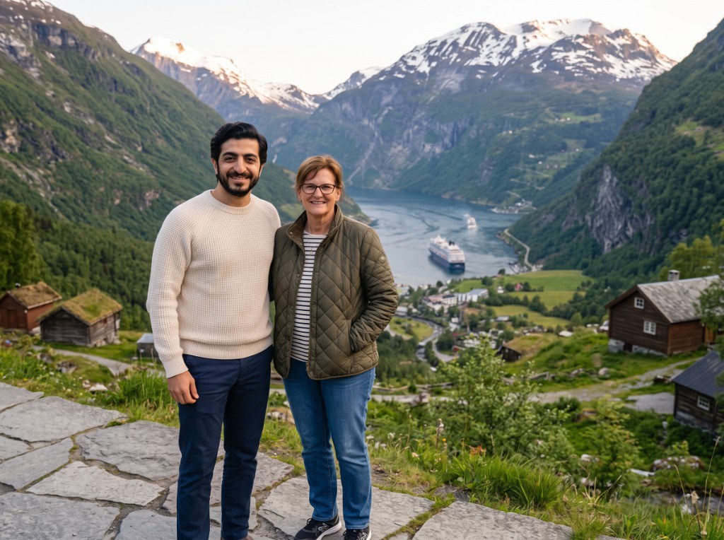 Sultan Rashid Abdullah Rashid Al Shene — Norway fjord lookout